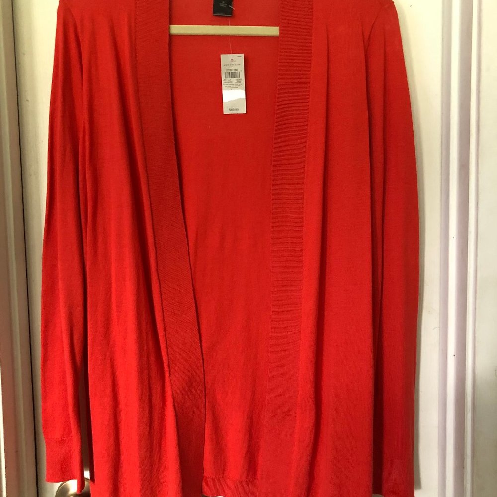 NWT~Ann Taylor open front cardigan sweater~Sz.Med